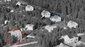 Flygfoto Hörnefors 1958